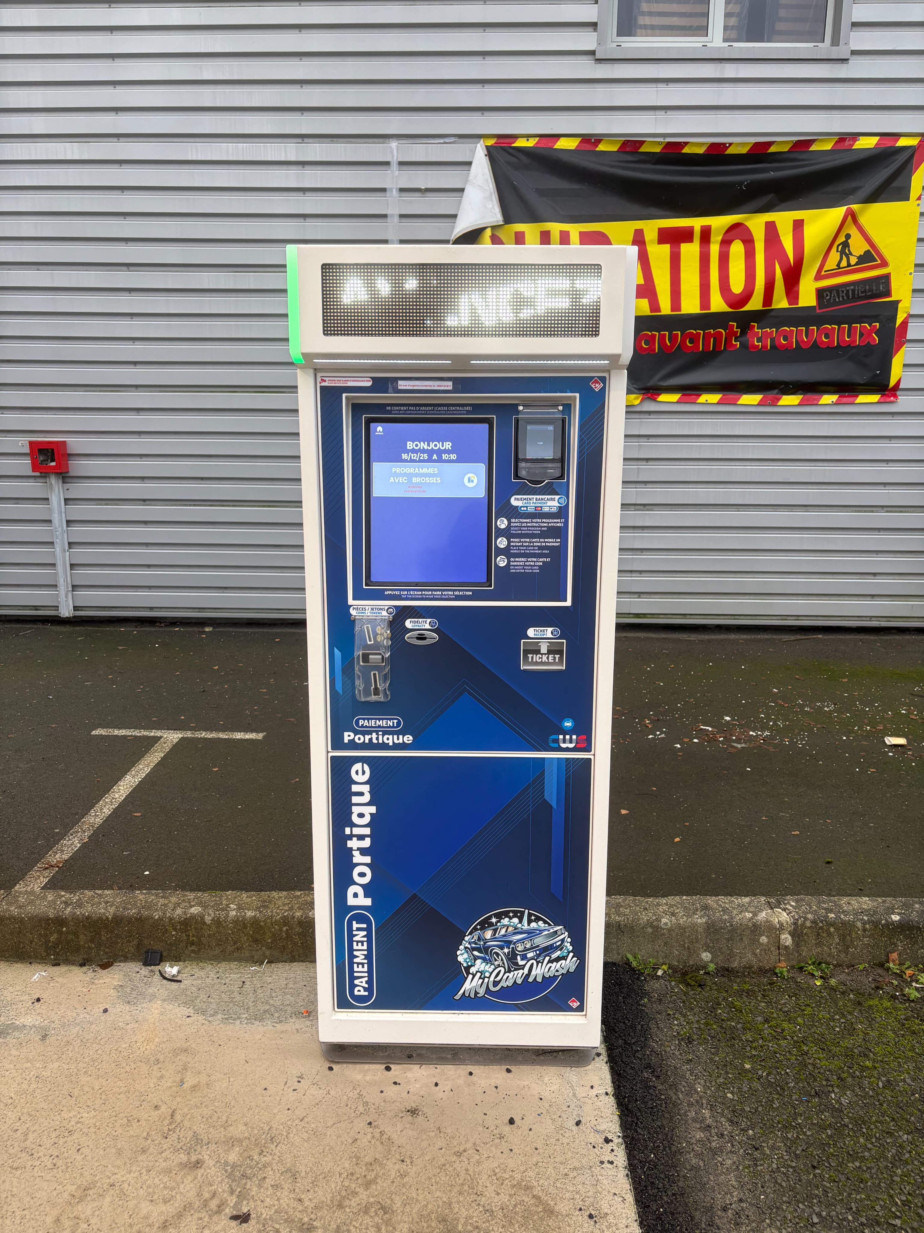 Portique de lavage automatique professionnel